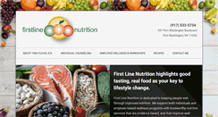 Desktop Screenshot of 1stlinenutrition.com